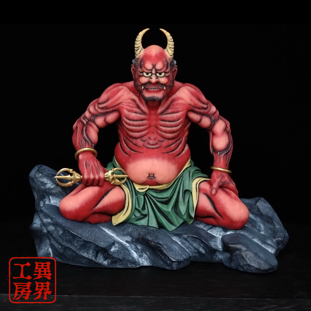 縁起物！　木彫りの蛭子様 異界工房–IKAI KOBO